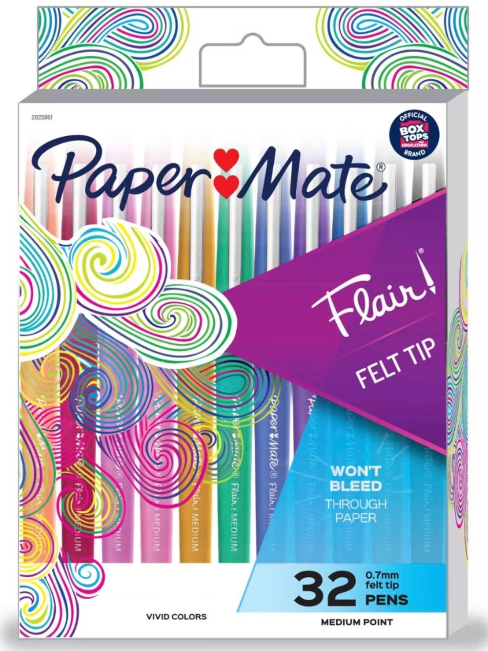 Paper Mate 32ct Flair Felt Pens 0.7mm Medium Tip Assorted Colors (2025961)